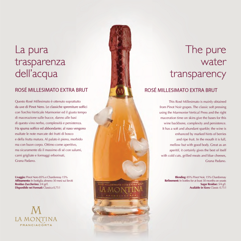 La Montina MILLESIMATO ROSE' EXTRA BRUT 2010